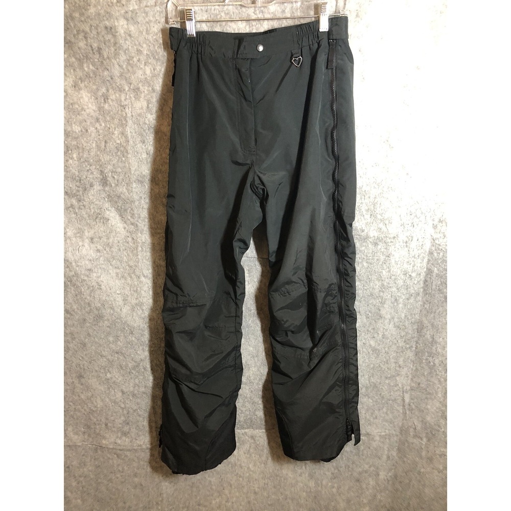 Obermeyer Pants Women 8 Black Lined Polyester Snowboard Ski Outdoors